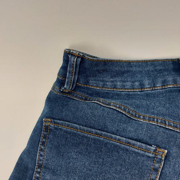 New York Rewash Blue Cut off Shots Denim Jean Sz 5/27 Daisy - Picture 13 of 16